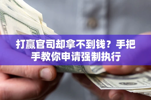 武汉打赢官司却拿不到钱？手把手教你申请强制执行