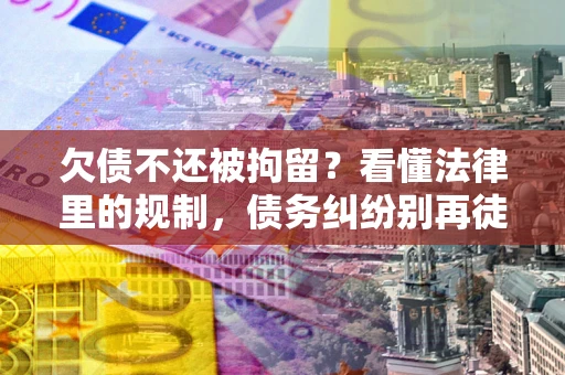 武汉欠债不还被拘留？看懂法律里的规制，债务纠纷别再徒劳奔波