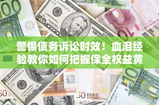 武汉警惕债务诉讼时效！血泪经验教你如何把握保全权益黄金期