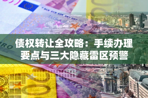 武汉债权转让全攻略：手续办理要点与三大隐藏雷区预警