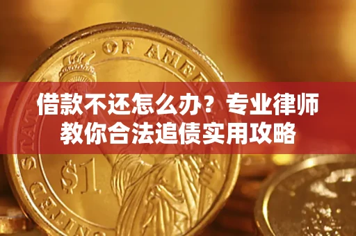 武汉借款不还怎么办？专业律师教你合法追债实用攻略