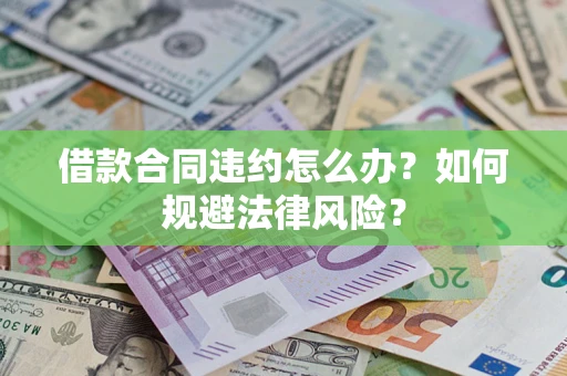 武汉借款合同违约怎么办？如何规避法律风险？